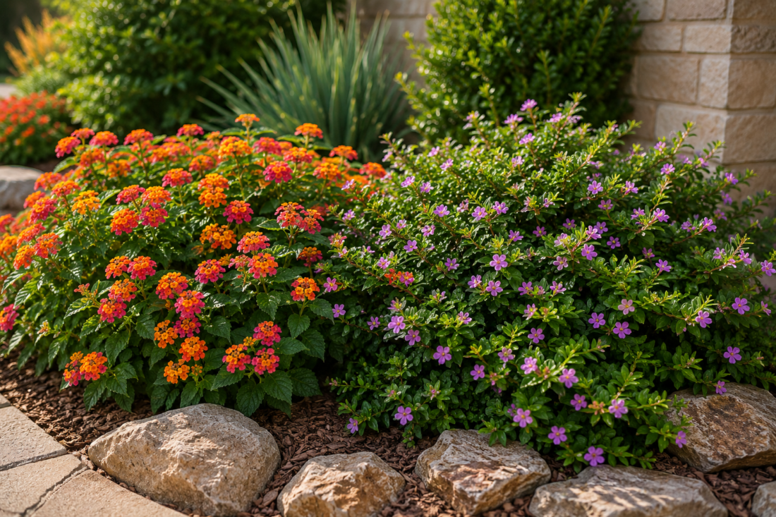lantana and mexican heather