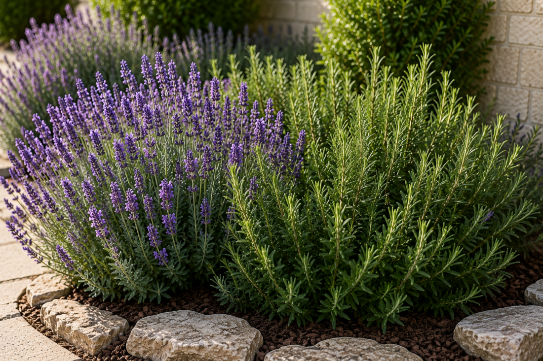 lavender and rosemary